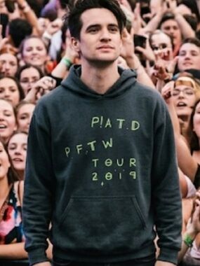 Panic at the disco tour Black Graphic Hoodie